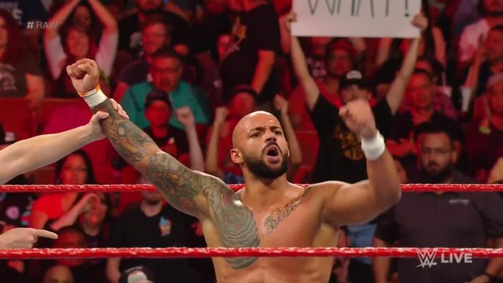 Ricochet defeats Cesaro