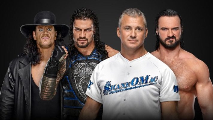 Roman Reigns & The Undertaker vs. Shane McMahon & Drew McIntyre