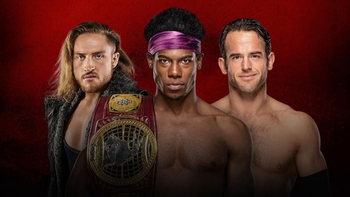 The Velveteen Dream vs. Pete Dunne vs. Roderick Strong