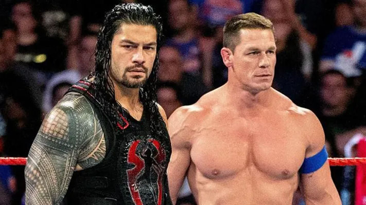 Roman Reigns and John Cena