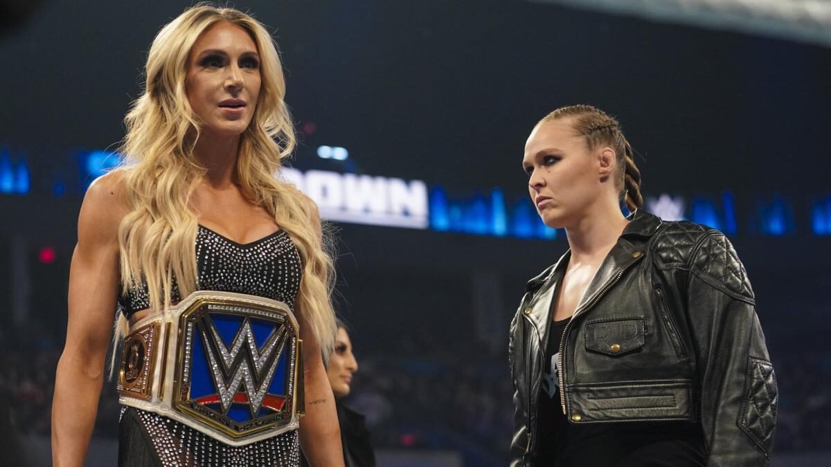 Charlotte Flair and Ronda Rousey