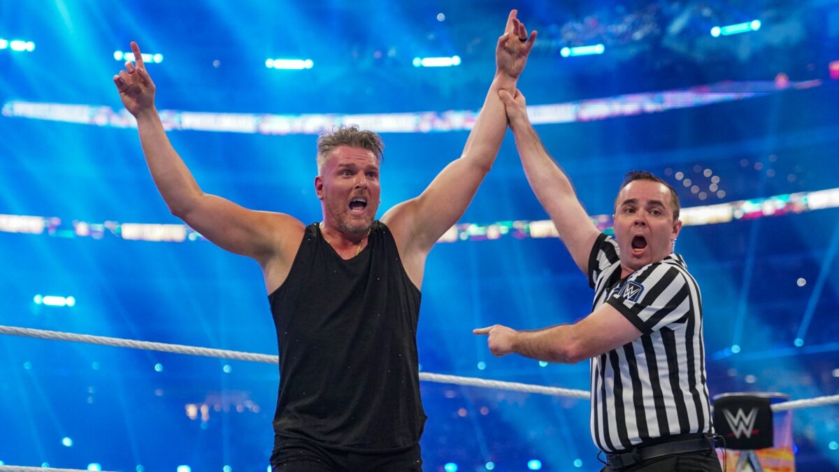 Pat McAfee at WrestleMania 38