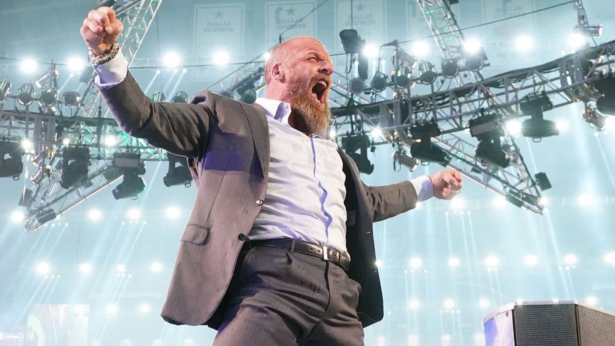 Triple H in a suit