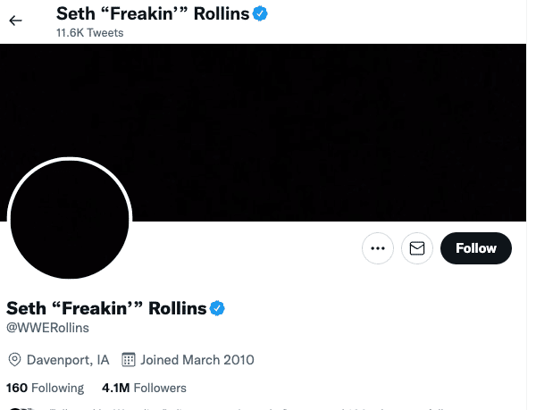 Seth Rollins Twitter