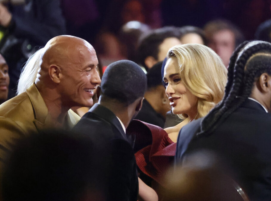 The Rock meets Adele