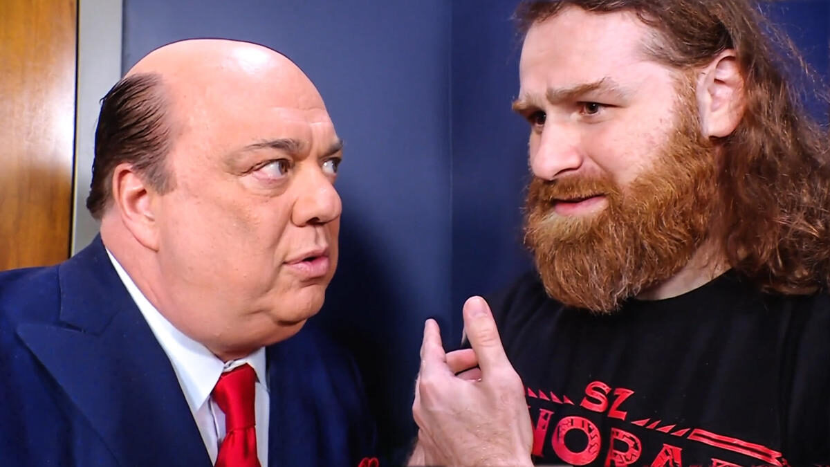 Paul Heyman and Sami Zayn