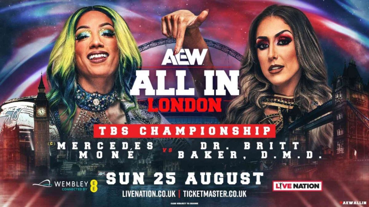 AEW All In 2024 Mercedes Mone vs Dr Britt Baker