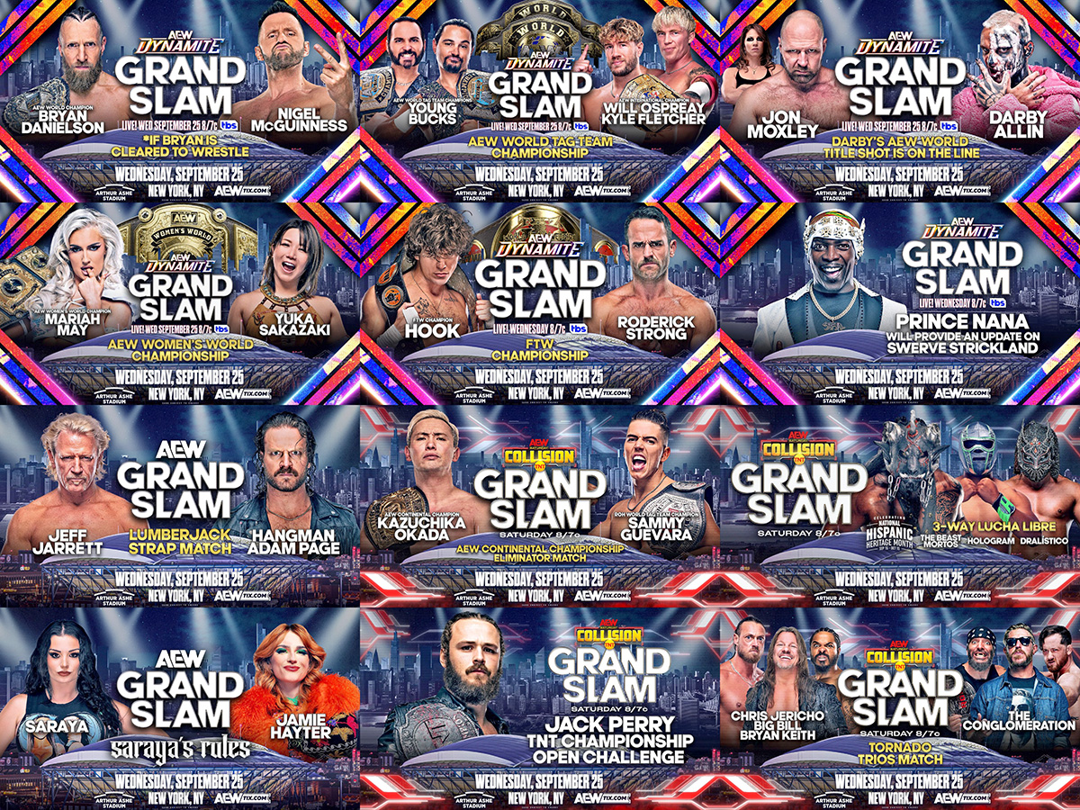 AEW Grand Slam 2024 Previews