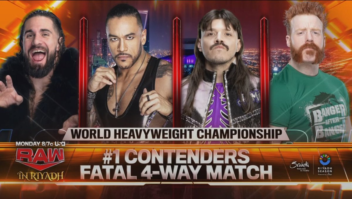 Number 1 Contenders Fatal 4-Way Match