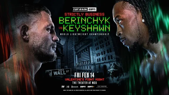 Denys Berinchyk vs. Keyshawn Davis