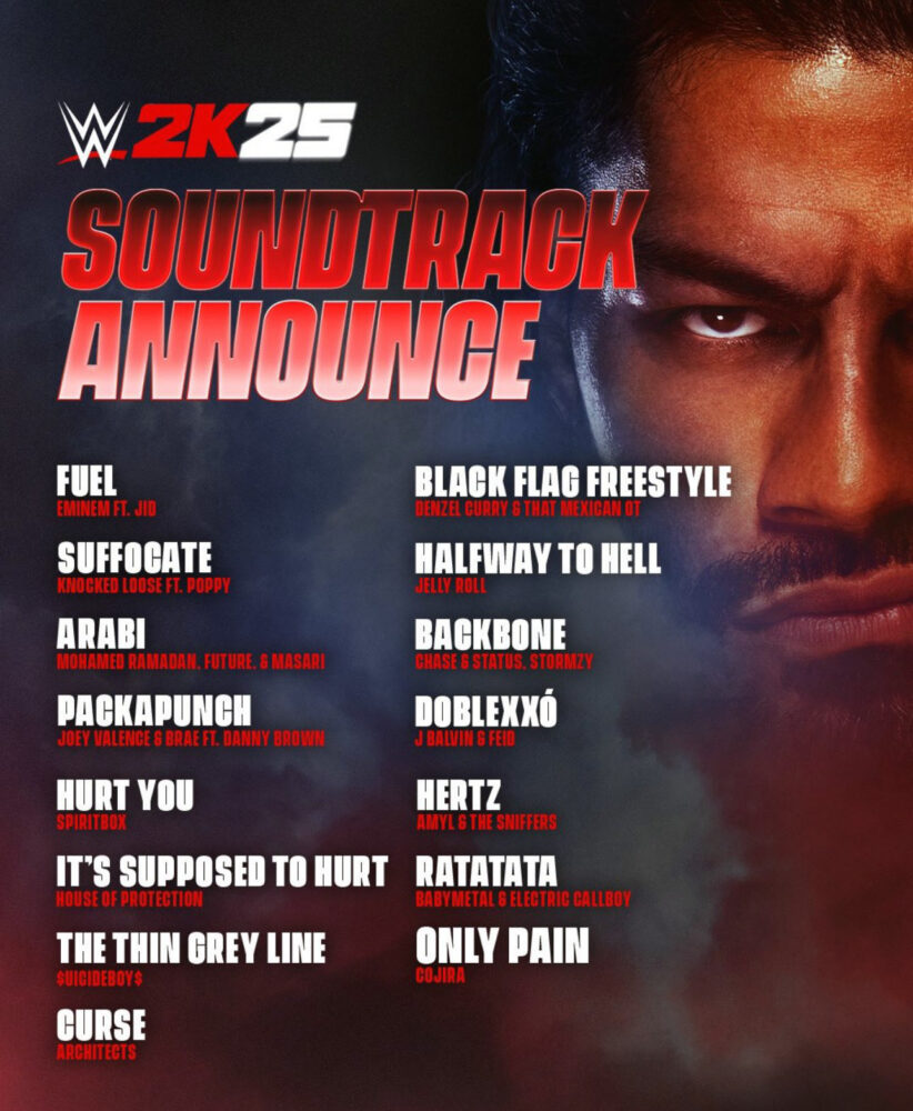 WWE 2K25 Complete Soundtrack