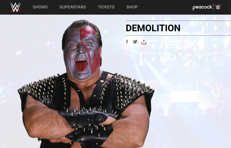 Demolition WWE Alumni