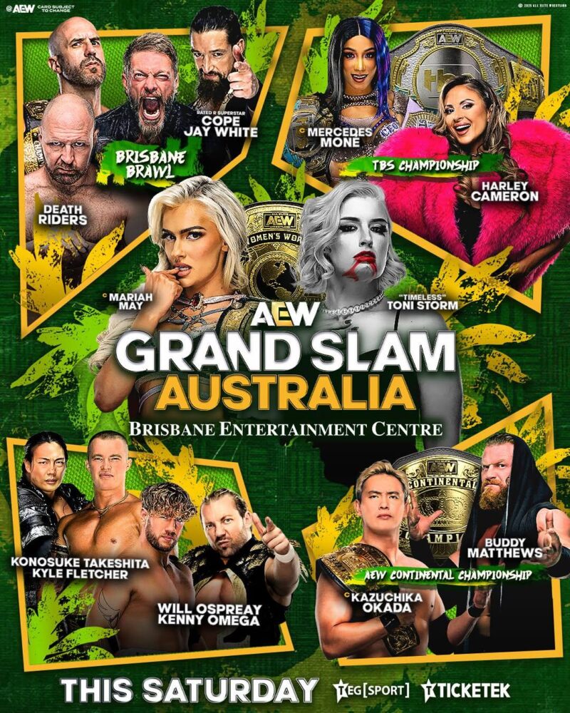 AEW Grand Slam Australia Poster