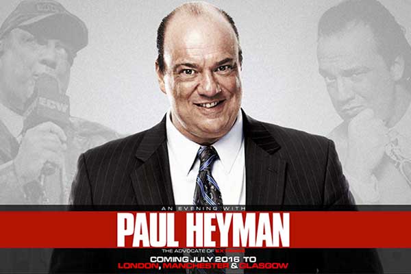 Paul Heyman’s UK Tour Kicks Off, Who Invented The Sharpshooter? (Video)