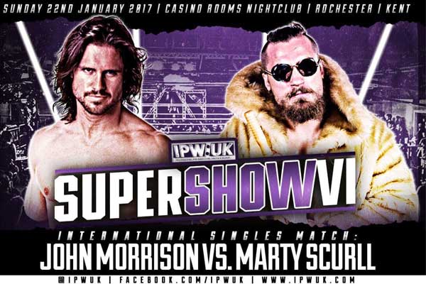 John Morrison vs Marty Scurll Announced for IPW:UK January 22nd live on FloSlam.tv