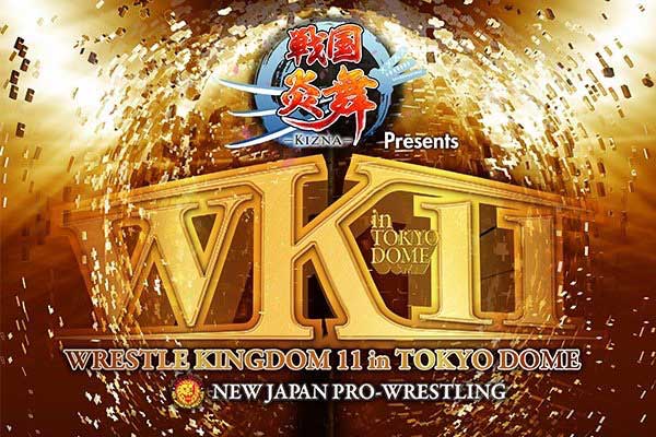 Schedule for Wrestle Kingdom 11 Matches on AXS TV