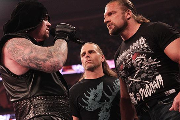 undertaker triple h hhh shawn michaels