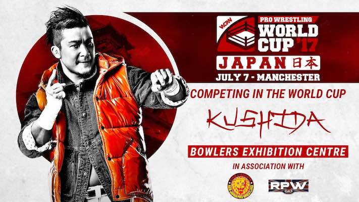 KUSHIDA Announced for the WCPW Pro Wrestling World Cup and Rev Pro British J Cup