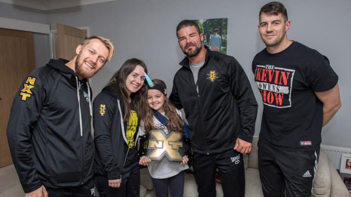 WWE NXT Superstars Visit Home Of Manchester Attack Victim