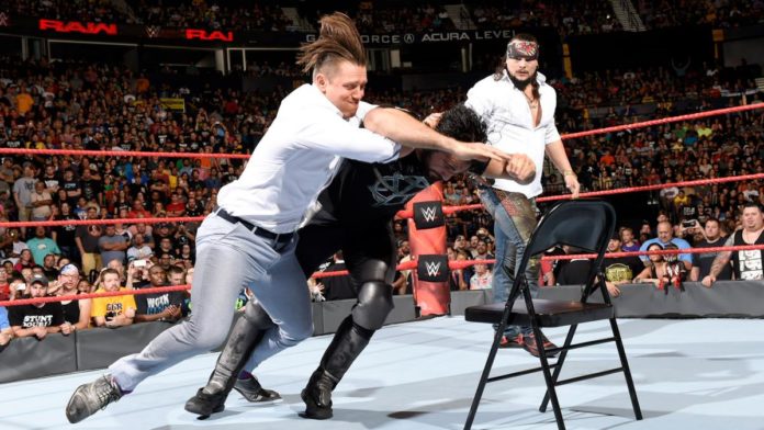 raw the miz seth rollins