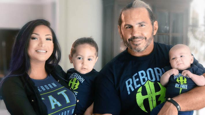 Matt Hardy and family