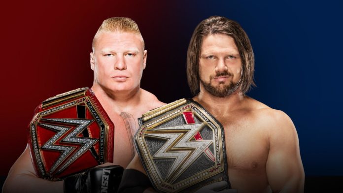 AJ Styles Brock Lesnar