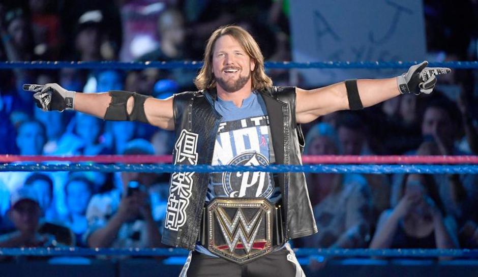 Aj styles WWE Champion