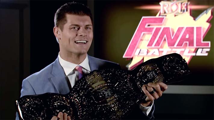 Cody Unveils New ROH World Championship