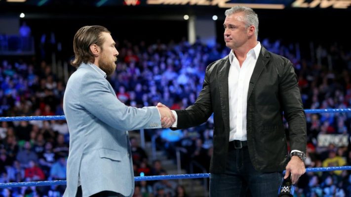 daniel bryan shane mcmahon shake hands smackdown