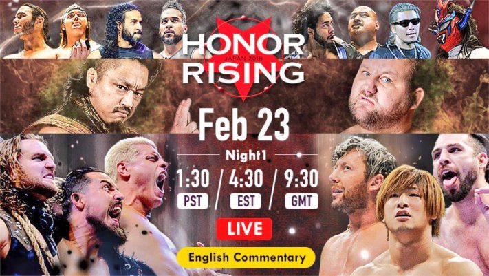 NJPW Honor Rising Results (Feb. 23): Golden Lovers Return, Title Match