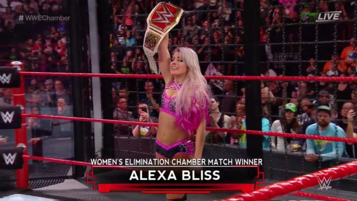 alexa bliss womens elimination chamber match 