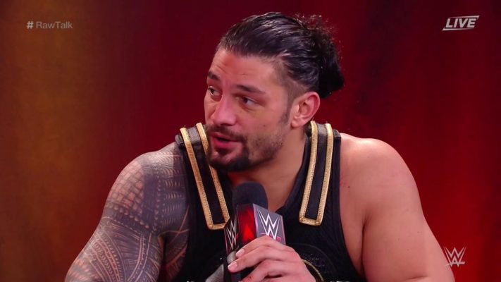 roman reigns raw talk elimination chamber