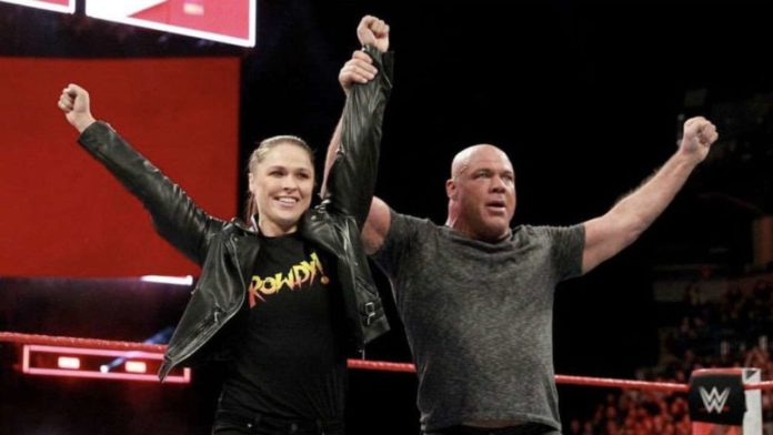  ronda rousey kurt angle wwe