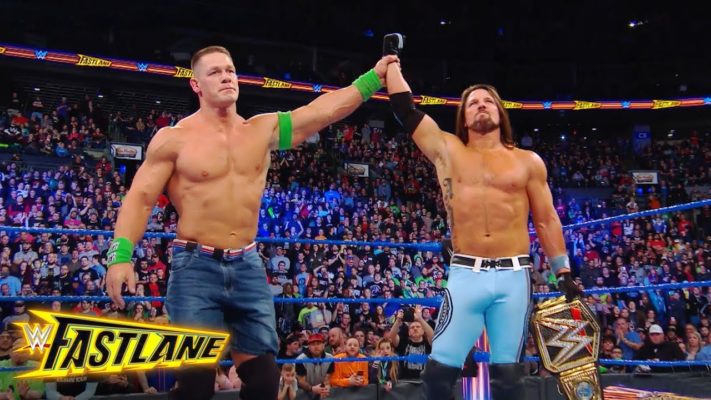 John Cena Congratulates AJ Styles After WWE Fastlane, AJ Styles Warns Shinsuke Nakamura (Videos)