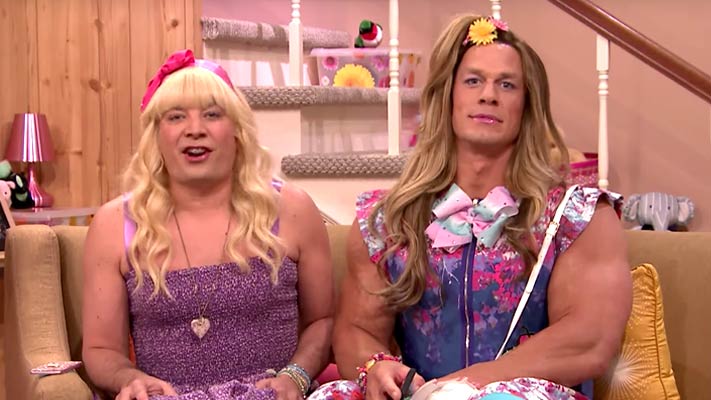 John Cena Channels His Inner Teenage Girl On The Tonight Show (Video)