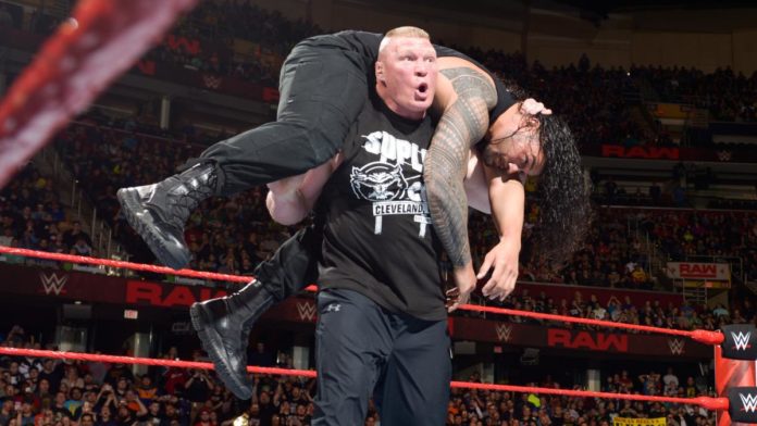 lesnar reigns raw 