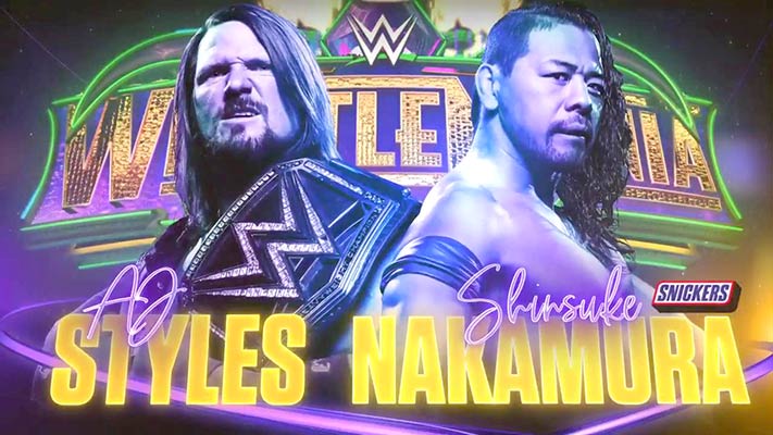 NJPW Posts Styles vs Nakamura Full Match From WK10 Ahead Of WrestleMania