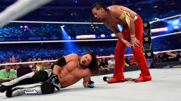 styles nakamura wrestlemania 