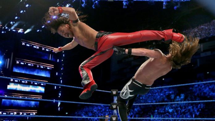 aj styles nakamura wwe smackdown 