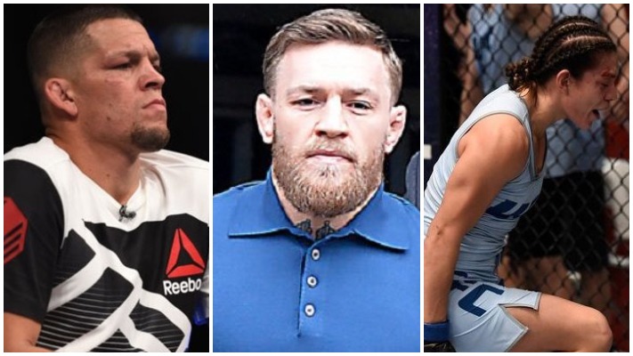 MMA News Roundup: Nate Diaz’s Status, Conor McGregor’s Punishment, Nicco Montano Drama