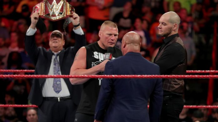 Brock Lesnar on Raw