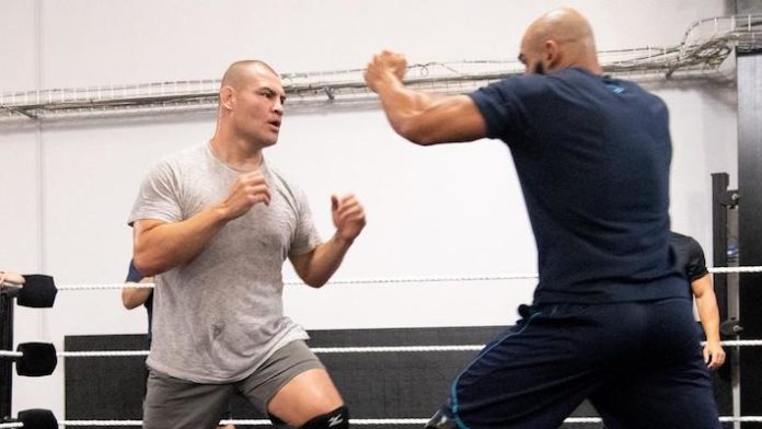 Cain Velasquez WWE Performance Center