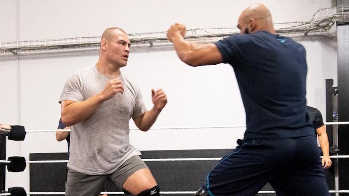 Cain Velasquez WWE Performance Center