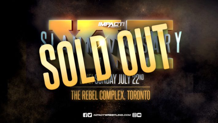 Impact Wrestling’s Slammiversary Pay-Per-View Is Sold Out