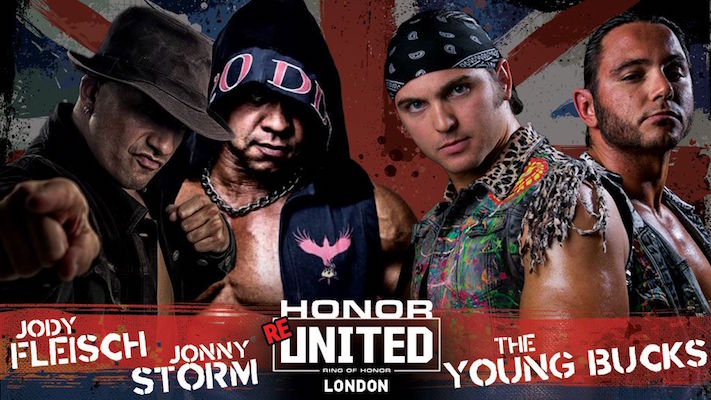 British Legends Facing The Young Bucks at Honor ReUnited