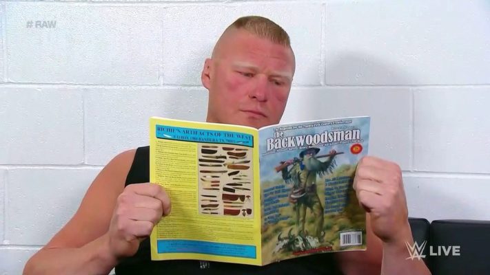 brock lesnar magazine raw