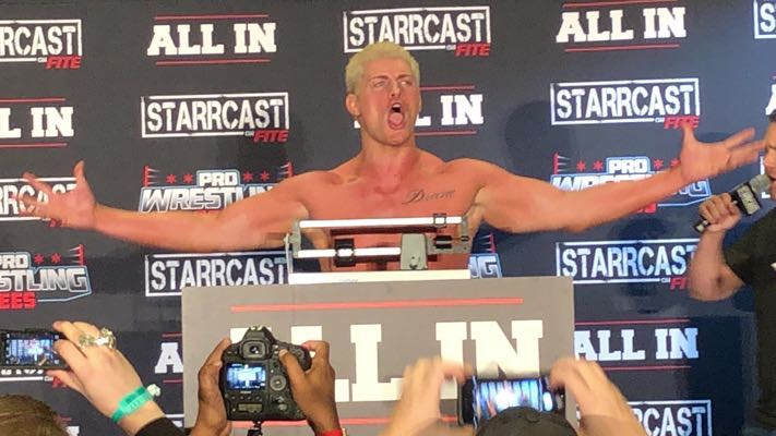 Kenny Omega Addresses G1 Supercard, Cody vs. Nick Aldis Highlight the ALL IN Weigh Ins