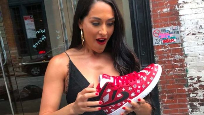 Nikki Bella Air Jordan sneakers