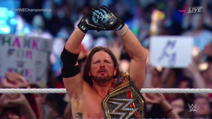 AJ Styles Retains WWE Title At Super Show-Down