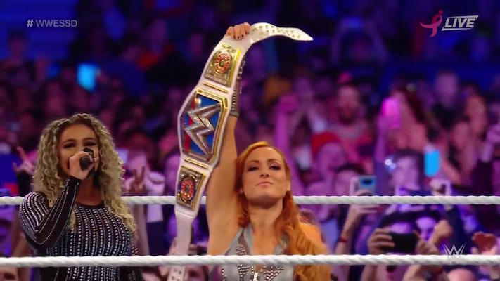 Becky Lynch Retains The Smackdown Women’s Championship at WWE Super Show-Down